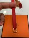 Hermes O KELLY BRACELET T2 RED STAMP D