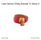 Hermes O KELLY BRACELET T2 RED STAMP D