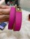 Hermes KELLY DOUBLE TOUR PINK STAMP A