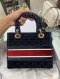 Dior LADY MEDIUM NAVY VELVET 2021