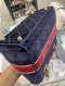 Dior LADY MEDIUM NAVY VELVET 2021