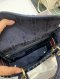 Dior LADY MEDIUM NAVY VELVET 2021