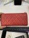 Chanel LONG WALLET RED CAVIAR SHW HOLO 18735202