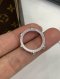 Louis Vuitton LOUIS VUITTON RING STUD SIZE 54 WHITE GOLD