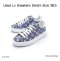 Louis Vuitton SNEAKERS DENIM SIZE 38.5