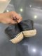 Chanel ESPADRILLES BLACK SIZE 38