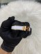 Fendi LOGO CRYSTAL RING PINK GOLD SIZE S