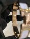 Fendi LOGO CRYSTAL RING PINK GOLD SIZE S
