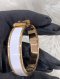 Fendi LOGO CRYSTAL RING PINK GOLD SIZE S