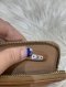 Chanel 19 ZIPPED COIN PURSE CARAMAL LAMB GHW MICROCHIP