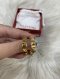Valentino VALENTINO ROCKSTUD HOOP EARRINGS GOLD
