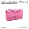 Chanel CLASSIC 10" PINK LAMB RAINBOW HARDWARE HOLO 31090280