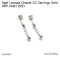Chanel CC EARRINGS GOLD WITH PEARL 2021
