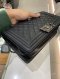 Chanel BOY 10" BLACK CAVIAR RHW HOLO 27048499
