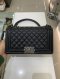 Chanel BOY 10" BLACK CAVIAR RHW HOLO 27048499