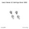 Chanel EARRINGS SILVER 2020