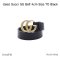 Gucci BELT GG GHW SIZE 70 BLACK