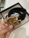 Gucci BELT GG GHW SIZE 70 BLACK