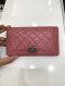 Chanel BI FOLD WALLET PINK LAMB HOLO 16484264