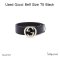 Gucci BELT SIZE 75 BLACK