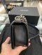 Chanel BOY 10" BLACK CAVIAR RHW HOLO 28069759