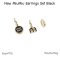 Miumiu EARRINGS SET ฺBLACK