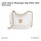 Chanel MESSENGER BAG WHITE GHW MICROCHIP