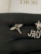 Dior BEE EARRINGS SILVER