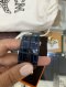 Hermes DOUBLE TOUR BRACELET SIZE S BLUE STAMP P#