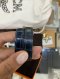 Hermes DOUBLE TOUR BRACELET SIZE S BLUE STAMP P#