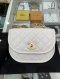 Chanel MESSENGER BAG WHITE GHW MICROCHIP