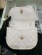 Chanel MESSENGER BAG WHITE GHW MICROCHIP