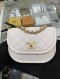 Chanel MESSENGER BAG WHITE GHW MICROCHIP
