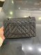 Chanel CLASSIC 10" BLACK CAVIAR SHW HOLO 22338424
