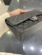Chanel CLASSIC 10" BLACK CAVIAR SHW HOLO 22338424