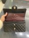 Chanel CLASSIC 10" BLACK CAVIAR SHW HOLO 22338424