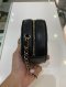 Chanel ROUND CLUTHC WITH CHAIN BLACK LAMP GHW HOLO.30291319
