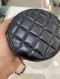 Chanel ROUND CLUTHC WITH CHAIN BLACK LAMP GHW HOLO.30291319