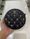 Chanel ROUND CLUTHC WITH CHAIN BLACK LAMP GHW HOLO.30291319