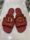 Dior SANDALS RED SIZE 37