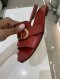 Dior SANDALS RED SIZE 37