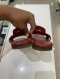 Dior SANDALS RED SIZE 37