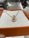 Hermes NECKLACE PINK 2024