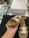 Celine SANDALS GOLD SIZE 38