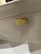 Chanel BOY 10" GREY CAVIAR GHW MICROCHIP