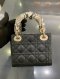 Dior LADY MINI BLACK GHW 2024