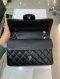 Chanel CLASSIC 9" BLACK LAMB SHW MICROCHIP TH7KHAJ3
