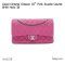 Chanel CLASSIC 10" PINK SUEDE CAVIAR SHW HOLO 18192186**