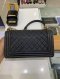 Chanel BOY 10 BLACK CAVIAR GHW HOLO 23933669