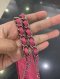 Chanel CLASSIC 10" PINK SUEDE CAVIAR SHW HOLO 18192186**